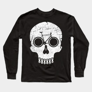 Bike Skull Long Sleeve T-Shirt